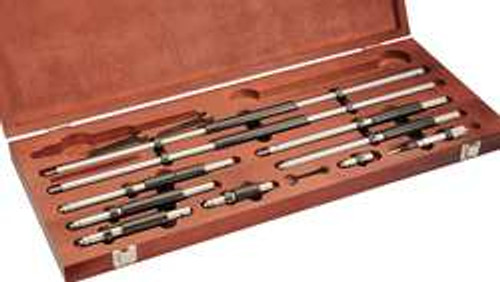 STARRETT 128AZ INSIDE MICROMETER SET- 6-78" RANGE- .001