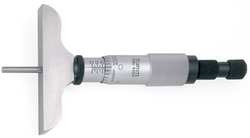 STARRETT 440Z-3L MICROMETER DEPTH GAGE- 0-3"- 2-1/2" BASE