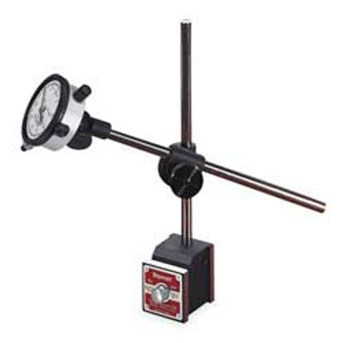 STARRETT 657EZ MAGNETIC BASE WITH 25-131J INDICATOR - A STARRETT 657EZ MAGNETIC BASE WITH 25-131J INDICATOR - A