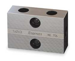 STARRETT 706AZ INSPECTION BLOCK- SINGLE- 1"X2"X3" - ALT