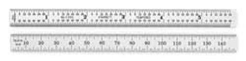 STARRETT C331-300 STEEL RULE- FULL FLEXIBLE- 300MM- #31 GR