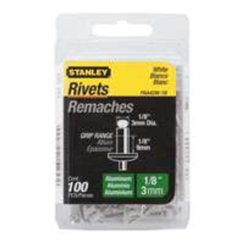 STANLEY PAA42W-1B ST RIVT 1/8X3/8 AL