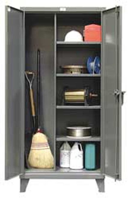 STRONG HOLD 36-BC-244 STRG CAB,78"X36"X24",DRKGRY,4SHLV