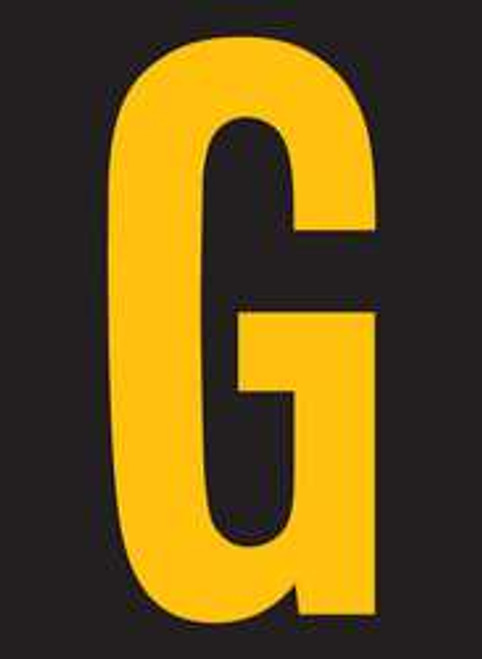 STRANCO INC RUM200-G-YB REFLECTIVE LETTER LABEL G PK25 STRANCO INC RUM200-G-YB REFLECTIVE LETTER LABEL G PK25