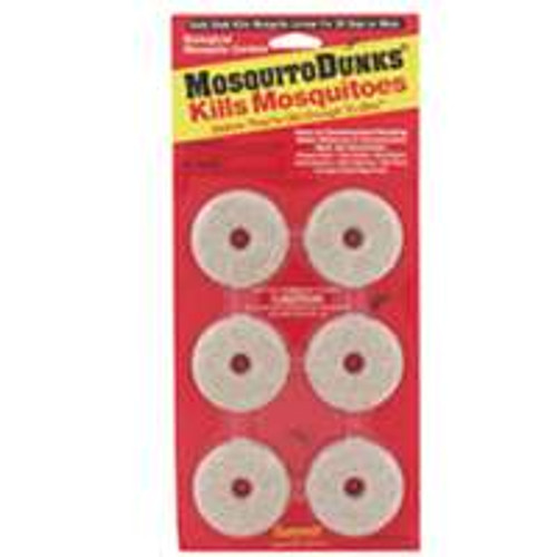 SUMMIT CHEMICAL 110-12 MOSQUITO DUNK, 6-PK. SUMMIT CHEMICAL 110-12 MOSQUITO DUNK, 6-PK.