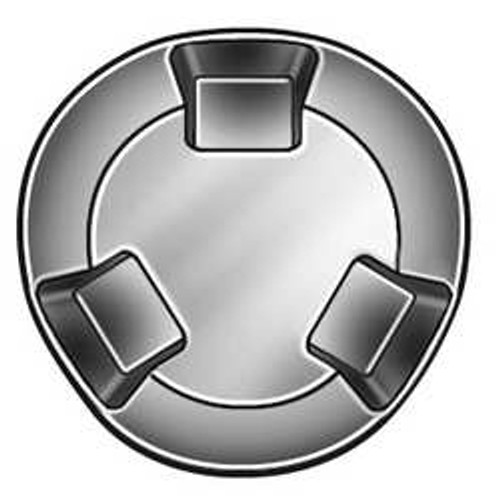 TAMPER-PRUF SCREW #0197 MACH SCREW,ROUND,1/4-20 X 1 L,PK25