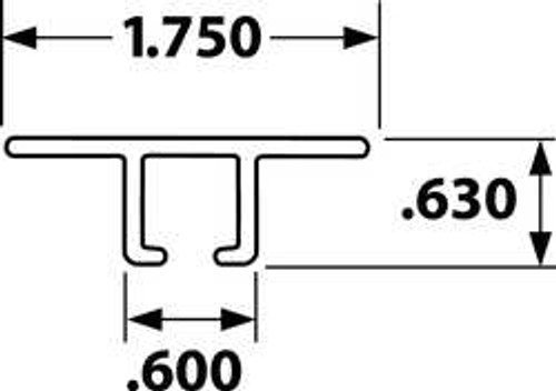 TANIS INCORPORATED AH100236CF STRIP BRUSH HOLDER OVERALL LENGTH 36 IN