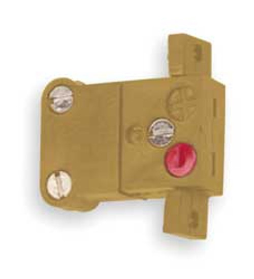 TEMPCO TCA-102-144 PANEL JACK,K,YELLOW,MINIATURE 2 PIN