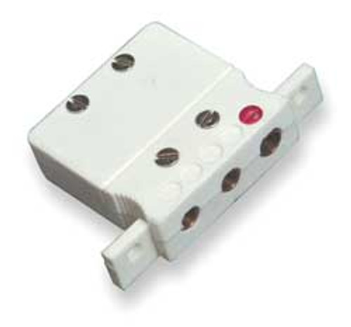 TEMPCO TCA-102-154 PANEL JACK CU STANDARD 3 PIN WHITE