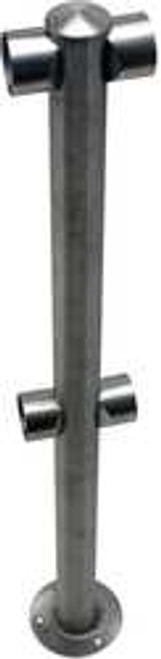 TENSABARRIER 2L5-36-CEN-3S ADAPTA-RAIL CENTER POST SATIN STAINLESS TENSABARRIER 2L5-36-CEN-3S ADAPTA-RAIL CENTER POST SATIN STAINLESS