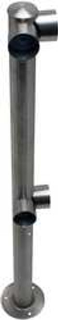 TENSABARRIER 2L5-36-COR-3S ADAPTA-RAIL CORNER POST SATIN STAINLESS TENSABARRIER 2L5-36-COR-3S ADAPTA-RAIL CORNER POST SATIN STAINLESS