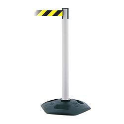 TENSABARRIER 886-32-STD-NO-D4X-C D0032 BARRIER POST WITH BELT PVC WHITE