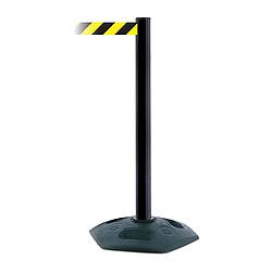 TENSABARRIER 886-33-STD-NO-D4X-C D0032 BARRIER POST WITH BELT PVC BLACK