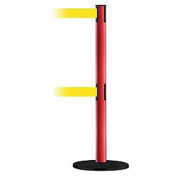 TENSABARRIER 889T2B-33-21-STD-NO-Y5X-C D0016 BARRIER POST W/ BELT 7-1/2 FT L YE