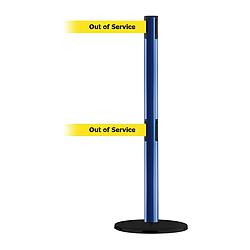 TENSABARRIER 889T2B-33-23-STD-NO-YEX-C D0017 BARRIER POST WITH BELT BLUE