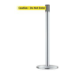 TENSABARRIER 890U-1S-1S-1S-STD-NO-YAX-C D0011 BARRIER POST WITH BELT SATIN CHROM