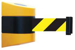 TENSABARRIER 897-15-S-35-NO-D4X-C D0103 BELT BARRIER YELLOW BELT YELLOW/BL