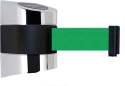 TENSABARRIER 897-30-S-1P-NO-G6X-C D0127 BELT BARRIER CHROME BELT COLOR GRE