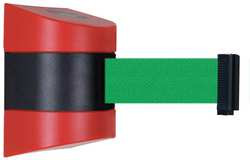 TENSABARRIER 897-30-S-21-NO-G6X-C D0129 BELT BARRIER RED BELT COLOR GREEN