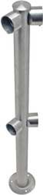 TENSABARRIER ADAPTARAIL-2L-5-36-ANG-1P ADAPTA-RAIL ANGLE POST POLISHED CHROME