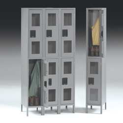 TENNSCO CORP CDL-121836-1 MED GRE VISIBILITY LOCKERS ASSEMBLED WITH LEG