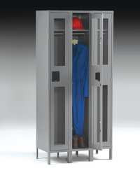 TENNSCO CORP CSL-121272-3 MED GRE VISIBILITY LOCKERS ASSEMBLED WITH LEG
