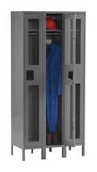 TENNSCO CORP CSL-121872-3 MED GRE VISIBILITY LOCKERS ASSEMBLED WITH LEG
