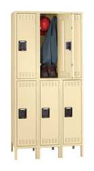 TENNSCO CORP DTK-121236-3 SD WARDROBE LOCKER UNASSEMBLED WITH LEG