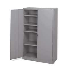 TENNSCO CORP J1878C LIGHT GREY COMBINATION STORAGE CABINET UNASSEMBLED