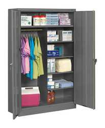 TENNSCO CORP J1878C MED GREY COMBINATION STORAGE CABINET UNASSEMBLED