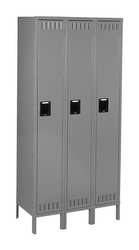 TENNSCO CORP STK-121260-3  MED GR WARDROBE LOCKER UNASSEMBLED WITH LEG