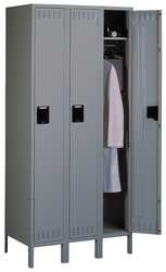 TENNSCO CORP STS-121572-3MG WARDROBE LOCKER ASSEMBLED 1 TIER 3-POINT