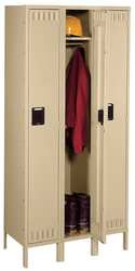 TENNSCO CORP STS-121572-3SD WARDROBE LOCKER ASSEMBLED 1 TIER 3-POINT