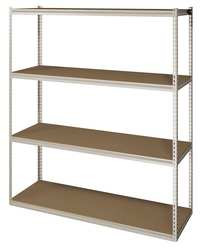 TENNSCO CORP ZV7-7218S-4D SAND BOLTLESS SHELVING STARTER 72X18 4 SHELF