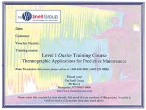 THE SNELL GROUP SNELL-L1-ON-PDM LEVEL I THERMOGRAPHY TRAINING ONSITE