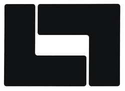 TOUGHSTRIPE 104446 G5697 FLOOR MARKING TAPE L 3IN W 8IN L P