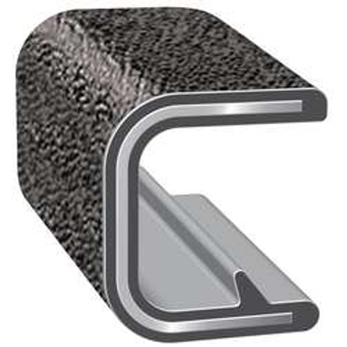 TRIM LOK INC 100B3X3/32-100 EDGE TRIM ALUM CLIP 0.26 IN W 100 FT