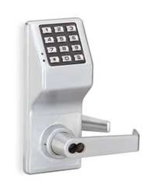 LOCDOWN DL3200/26D ELECTRONIC LOCK BRUSHED CHROME 12 BUTTON
