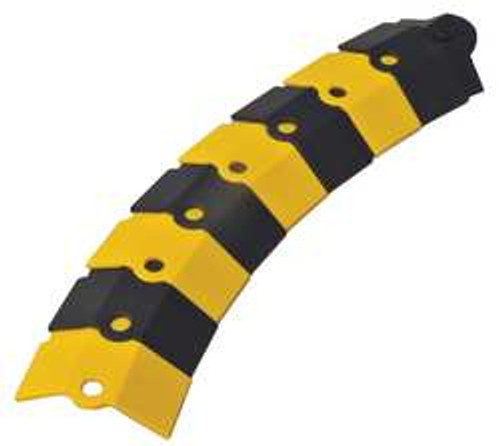 ULTRA-TECH 1801 CABLE PROTECTOR BLACK AND YELLOW 1 FT.