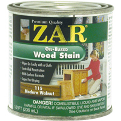 UNITED GILSONITE 11506 STAIN WOOD OIL MDRN WLNT 1/2PT UNITED GILSONITE 11506 STAIN WOOD OIL MDRN WLNT 1/2PT