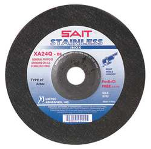 UNITED ABRASIVES-SAIT 24210 DEPRESSED CENTER WHL T27 4.5X1/4X7/8 AO UNITED ABRASIVES-SAIT 24210 DEPRESSED CENTER WHL T27 4.5X1/4X7/8 AO