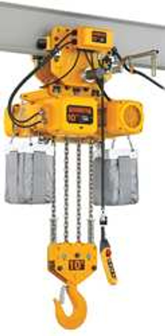 HARRINGTON NERM100S-L-10 ELECTRIC CHAIN HOIST 20 000 LB. 10 FT. HARRINGTON NERM100S-L-10 ELECTRIC CHAIN HOIST 20 000 LB. 10 FT.