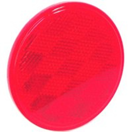 UNITED STATES HARDWARE RV-659C 3IN RED REFLECTOR             