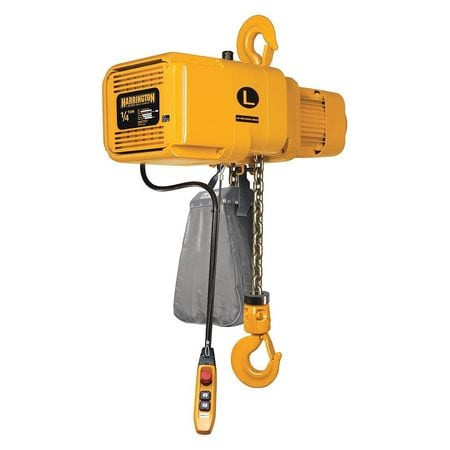 HARRINGTON NER003HD-20 / 460v ELECTRIC CHAIN HOIST 500 LB. 20 FT.