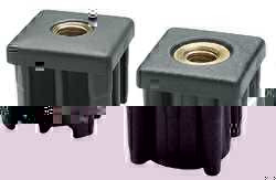 ELESA NDX.Q-30X2 0-M12 TUBE END CAPS 1008 LB. BLACK