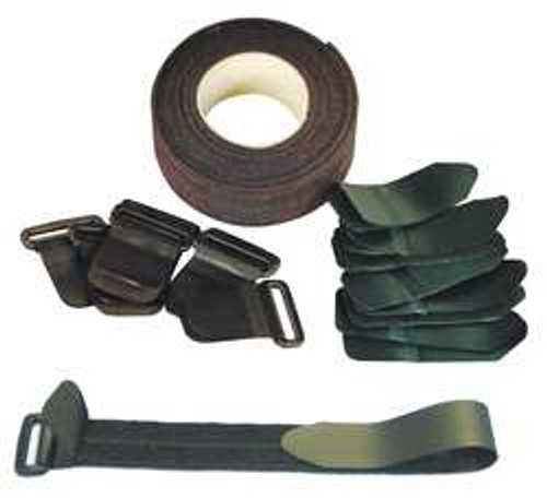VELCRO 100RS VELCRO STRAP KIT 1IN BLACK