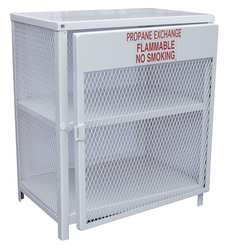 VESTIL CYL-EX-12-E GAS CYLINDER CABINET 40X28 CAPACITY 12