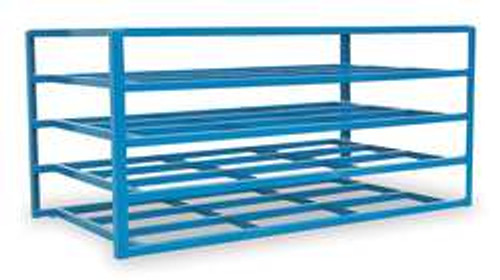VESTIL SHEET-R-57 5 SHELF HORIZONTAL SHEET RACK 10000 LB. 