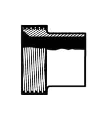 VNE 15A2.5 THREADED LONG FERRULE BEVEL SEAT