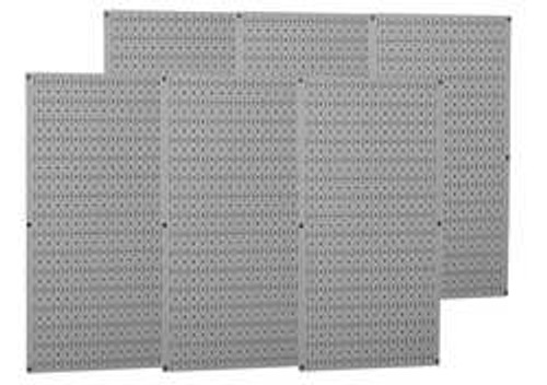 WALL CONTROL 35-P-3296GY WALL CONTROL INDUSTRIAL METAL PEGBOARD, 